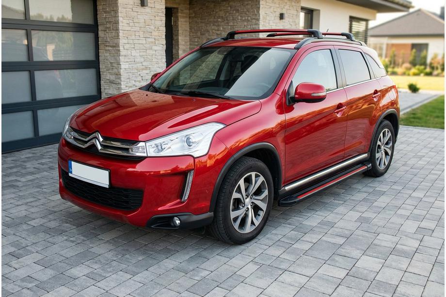 Citroen C-4 Aircross 2012–2017 Sidetrin Maya Red (2 stk., aluminium) Image