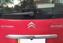 Peugeot Partner Tepee 2008–2018 Kromliste over nummerpladen (rustfrit stål) foto 1
