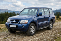 Mitsubishi Pajero Wagon III 1999–2006 Sidetrin Bosphorus Grey (2 stk., aluminium) foto 1