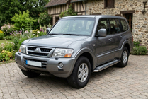 Mitsubishi Pajero Wagon III 1999–2006 Sidetrin Maydos V2 (2 stk., aluminium ↗ rustfrit stål) foto 1