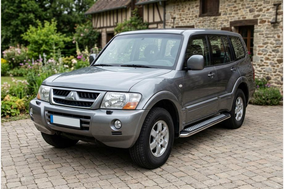 Mitsubishi Pajero Wagon III 1999–2006 Sidetrin Maydos V2 (2 stk., aluminium ↗ rustfrit stål) Image
