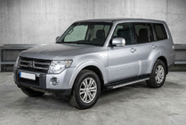 Mitsubishi Pajero Wagon IV 2006–2021 Sidetrin Maya V1 (2 stk., aluminium) foto 1