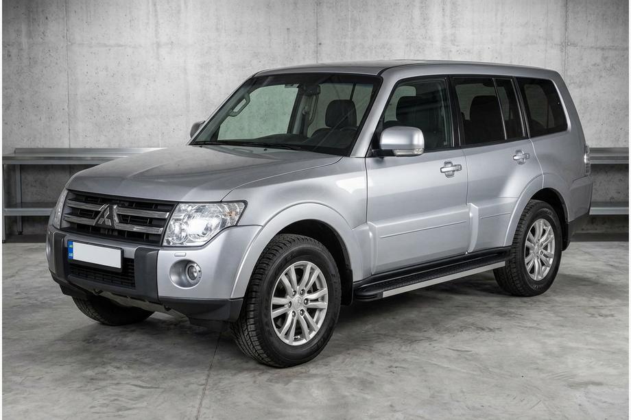 Mitsubishi Pajero Wagon IV 2006–2021 Sidetrin Maya V1 (2 stk., aluminium) Image