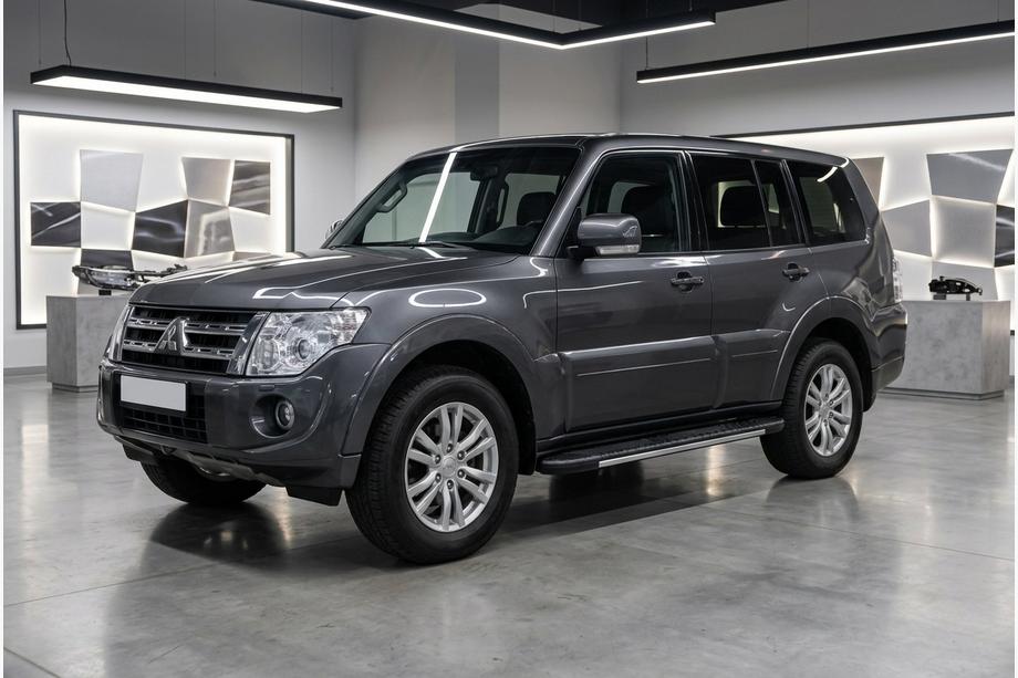 Mitsubishi Pajero Wagon IV 2006–2021 Sidetrin Bosphorus Grey (2 stk., aluminium) Image