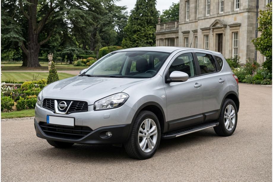 Nissan Qashqai 2010–2014 Sidetrin Bosphorus Grey (2 stk., aluminium) Image
