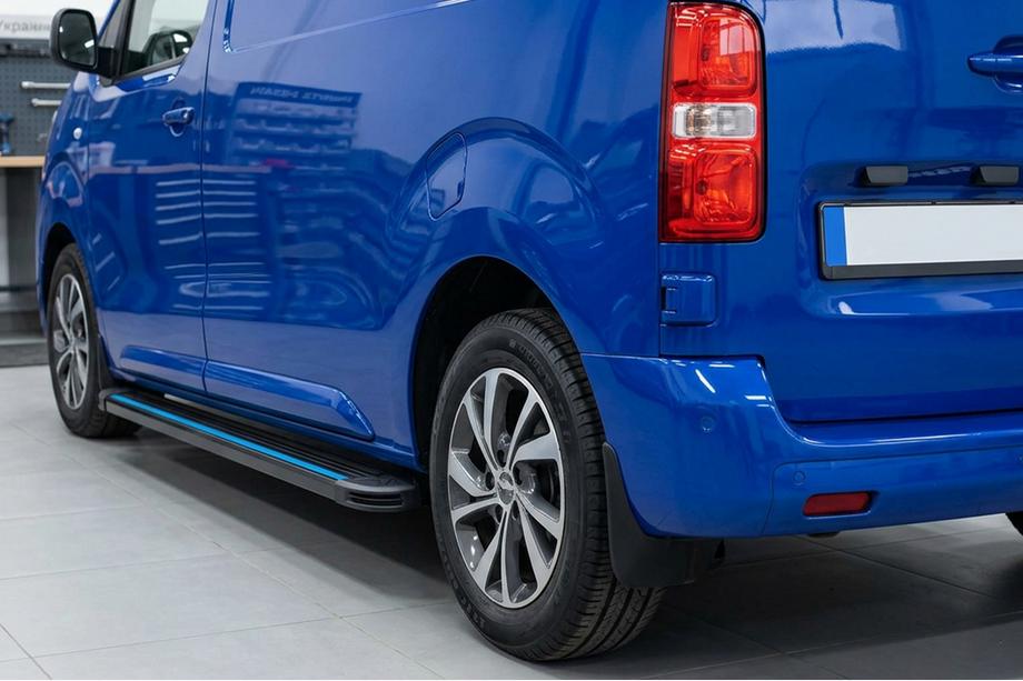 Citroen Jumpy/Dispatch 2017– Maya Blue sidetrin (2 stk., aluminium) Image