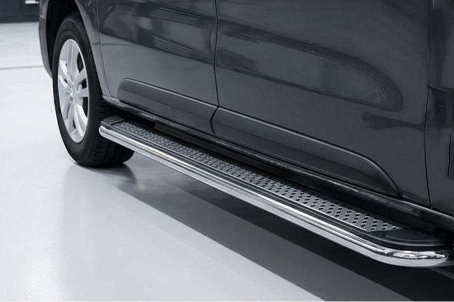 Peugeot Traveller 2017– Sidetrin Maydos V2 (2 stk., aluminium ↗ rustfrit stål) XS – Kort akselafstand Image