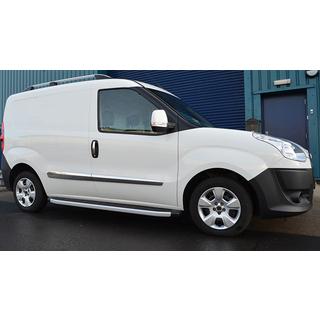 Krom dørgrebskapper (4 stk., rustfrit stål) Fiat Fiorino/Qubo 2008–2024 foto 2