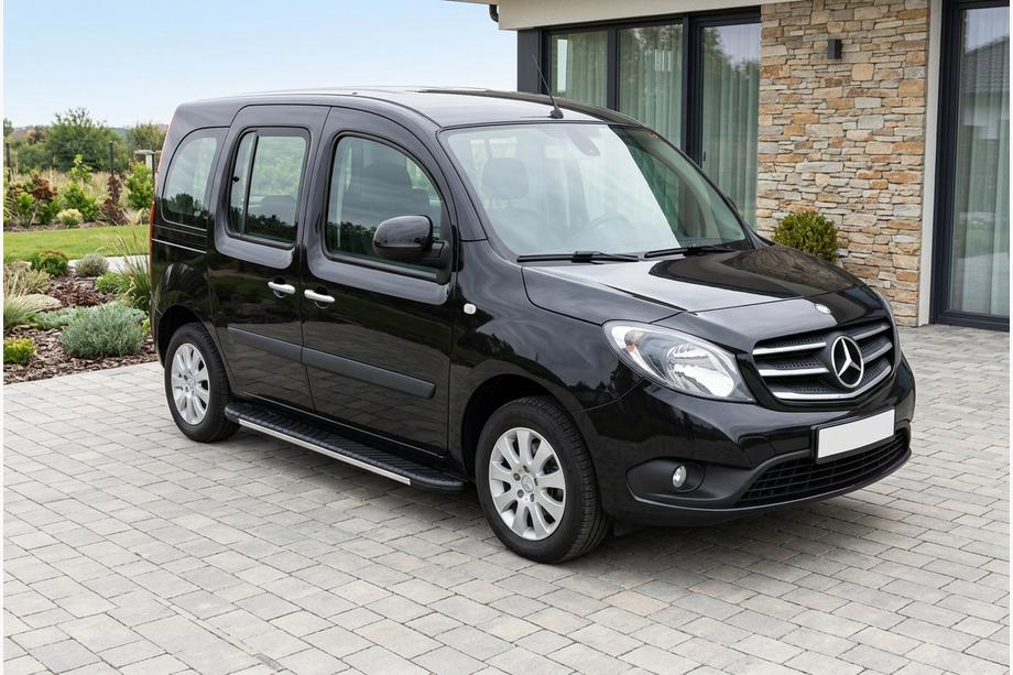 Mercedes Citan 2013–2021 Sidetrin Bosphorus Grey (2 stk., aluminium) Lang akselafstand Image