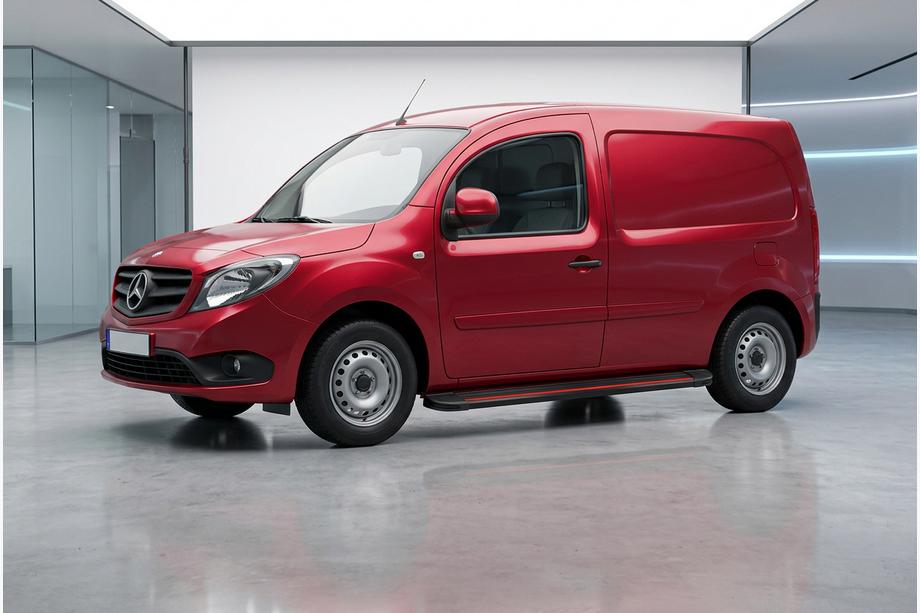 Mercedes Citan 2013–2021 Sidetrin Maya Red (2 stk., aluminium) Image