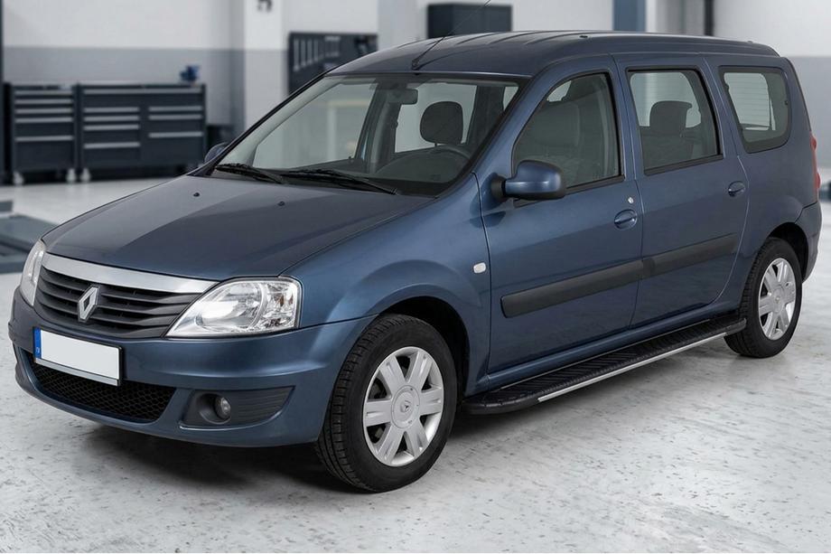 Dacia Logan MCV 2004–2014 Sidetrin Bosphorus Grey (2 stk., aluminium) Image