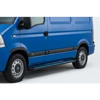 Maya Blue sidetrin (2 stk., aluminium) foto 1