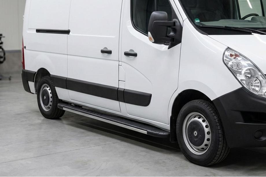 Nissan NV400 2010–2024 Sidetrin Bosphorus Grey (2 stk., aluminium) Image