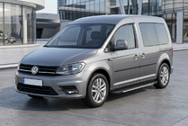 Volkswagen Caddy 2015–2020 Sidetrin Bosphorus Grey (2 stk., aluminium) Standard base foto 1