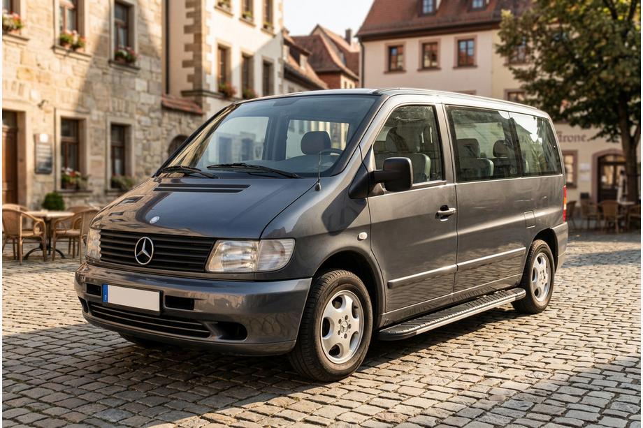 Mercedes Vito W638 1996–2003 Sidetrin Bosphorus Grey (2 stk., aluminium) Foto 1
