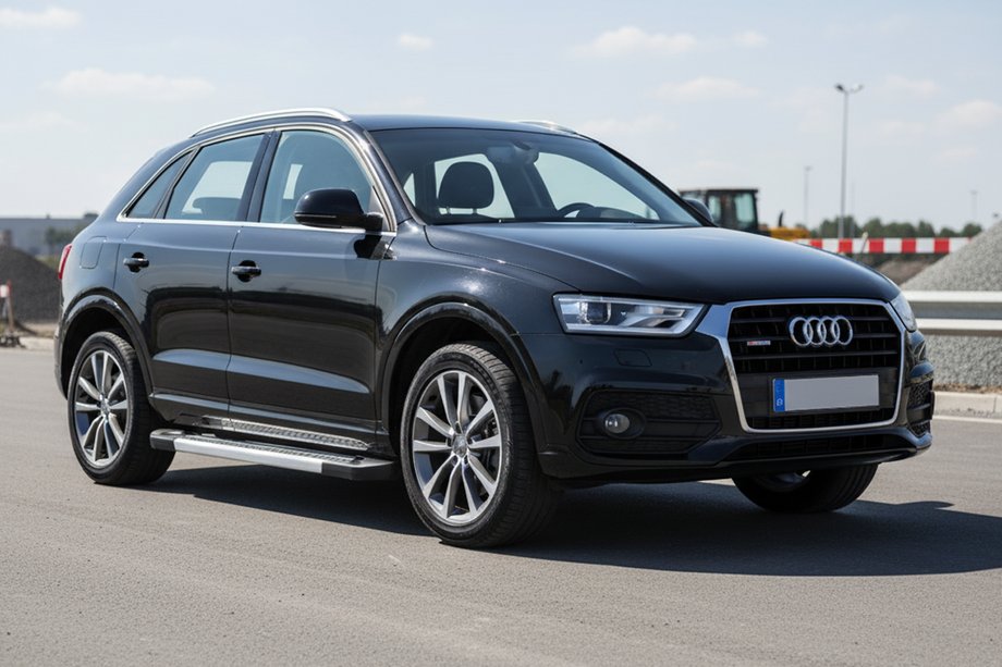 Audi Q3 2011–2019 Sidetrin New Vision Grey (2 stk., aluminium) Image