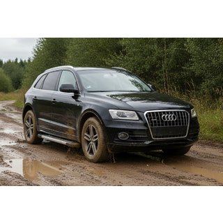 Sidetrin New Vision Grey (2 stk., aluminium) Audi Q5 2008–2017 foto 1