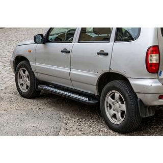 Sidetrin New Vision Black (2 stk., aluminium) foto 1