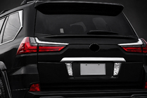Lexus LX570/450d 2008–2022 Nederste spoiler V1 (2016-2023) Hvid farve foto 3
