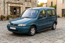 Citroen Berlingo 1996–2008 Sidetrin Tayga Black (2 stk., aluminium) foto 1