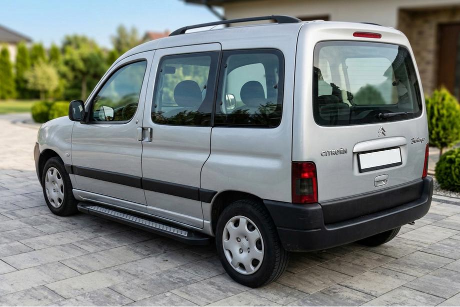 Citroen Berlingo 1996–2008 Sidetrin New Vision Black (2 stk., aluminium) Image