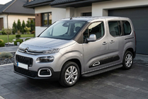 Citroen Berlingo/Multispace 2018– Sidetrin Tayga Black (2 stk., aluminium) foto 1