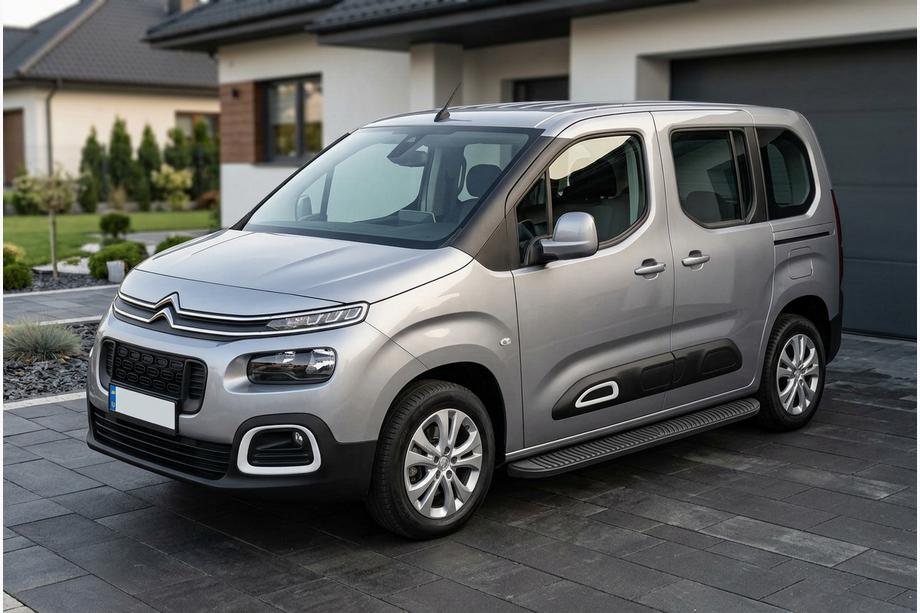 Citroen Berlingo/Multispace 2018– Sidetrin Tayga Black (2 stk., aluminium) Image