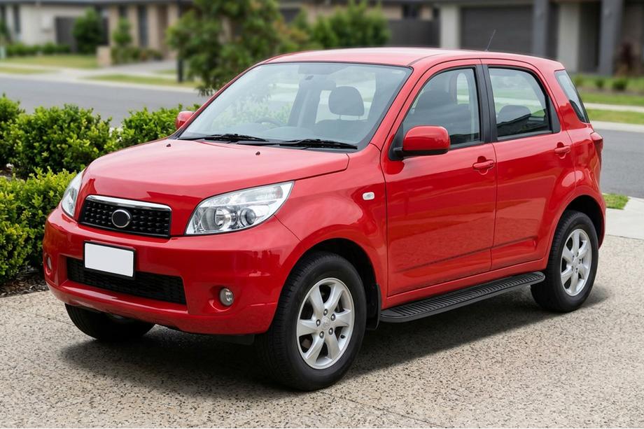 Daihatsu Terios 2006–2017 Sidetrin Tayga Black (2 stk., aluminium) Image