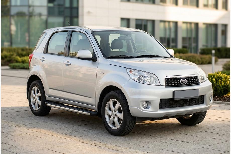 Daihatsu Terios 2006–2017 BlackLine sidetrin (2 stk., aluminium) Image