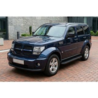 Sidetrin Tayga Black (2 stk., aluminium) Dodge Nitro 2006–2011 foto 1