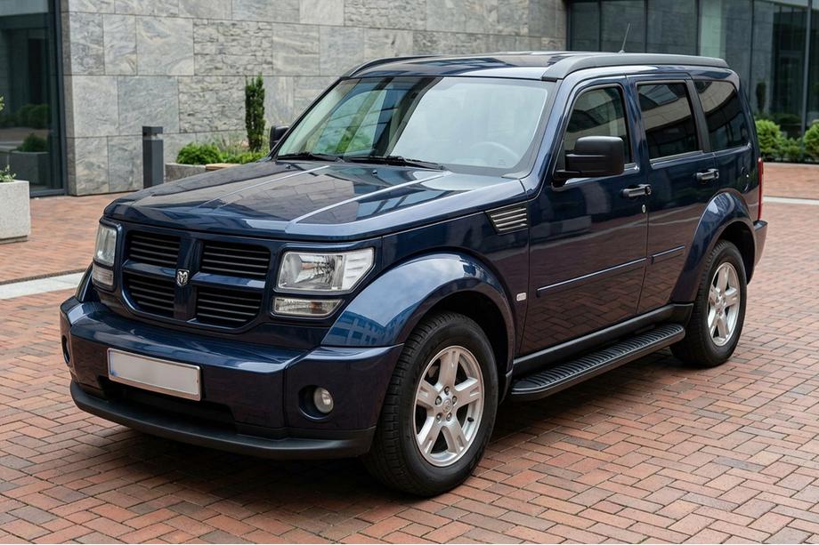 Dodge Nitro 2006–2011 Sidetrin Tayga Black (2 stk., aluminium) Image