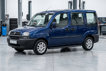 Fiat Doblo I 2001–2005 Sidetrin Tayga Black (2 stk., aluminium) foto 1