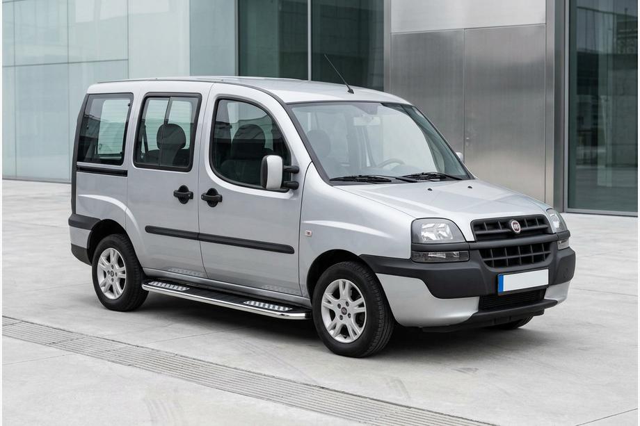 Fiat Doblo I 2001–2005 Sidetrin Tayga V2 (2 stk., aluminium) Image