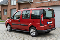Fiat Doblo I 2005–2010 Sidetrin Tayga Black (2 stk., aluminium) Standard base foto 1