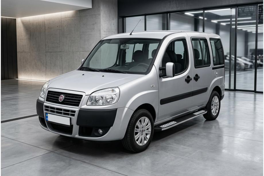 Fiat Doblo I 2005–2010 Sidetrin Tayga V2 (2 stk., aluminium) Maxi hjulbase Image