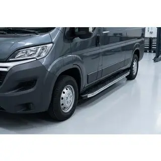 BlackLine sidetrin (2 stk., aluminium) foto 1