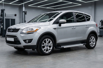 Ford Kuga 2008–2013 Sidetrin New Vision Grey (2 stk., aluminium) foto 1