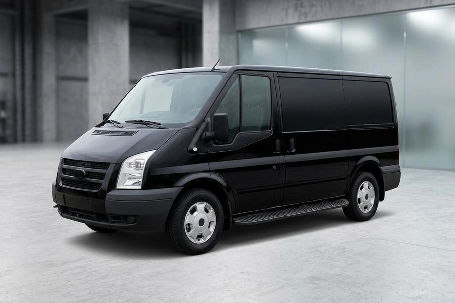 Ford Transit 2000–2014 Sidetrin Tayga Black (2 stk., aluminium) Image