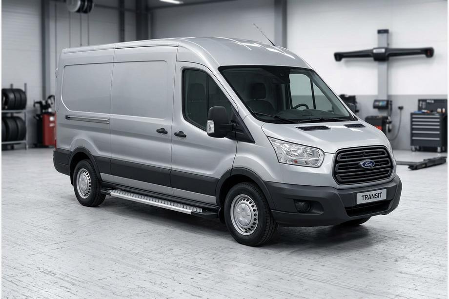 Ford Transit 2014– Sidetrin New Vision Grey (2 stk., aluminium) Image