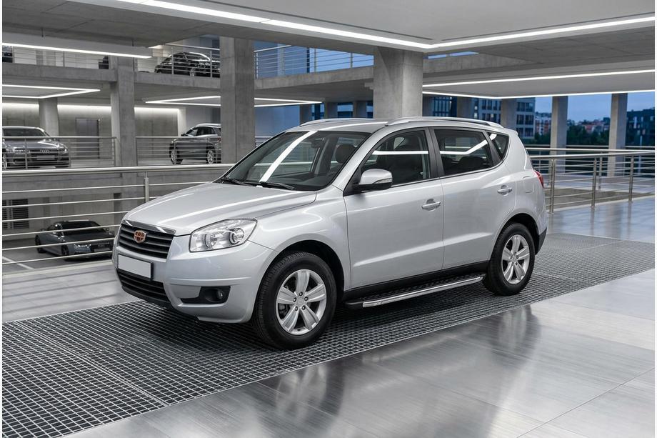 Geely Emgrand X7 2011– BlackLine sidetrin (2 stk., aluminium) Image