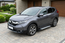 Honda CRV 2017–2022 Sidetrin New Vision Grey (2 stk., aluminium) foto 1