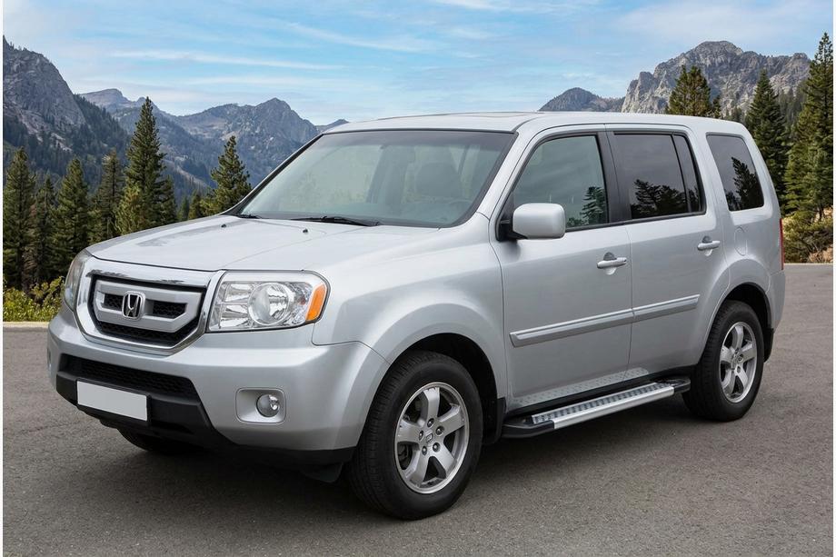 Honda Pilot 2008–2015 Sidetrin New Vision Grey (2 stk., aluminium) Foto 1