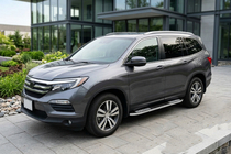 Honda Pilot 2015–2022 Sidetrin Tayga V2 (2 stk., aluminium) foto 1