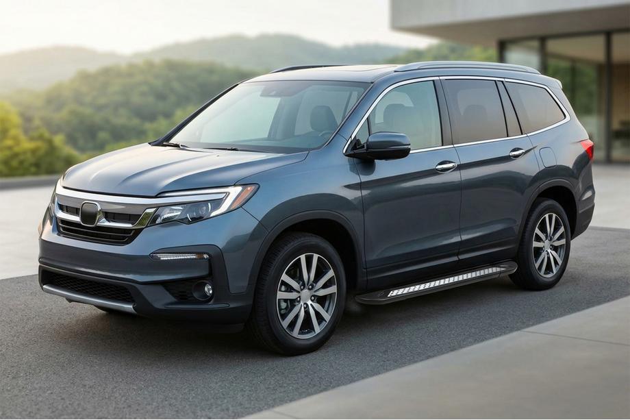 Honda Pilot 2015–2022 Sidetrin New Vision Black (2 stk., aluminium) Image