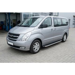BlackLine sidetrin (2 stk., alu.) Hyundai H300, H1, Starex 2008–2020 foto 1