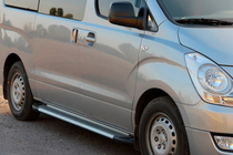 Hyundai H300, H1, Starex 2008–2020 Sidetrin Line (2 stk., alu.) foto 2