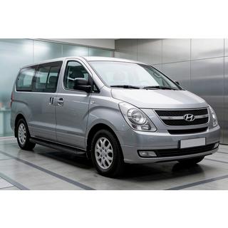 Sideskridt Tayga Black (2 stk., aluminium) Hyundai H300, H1, Starex 2008–2020 foto 1