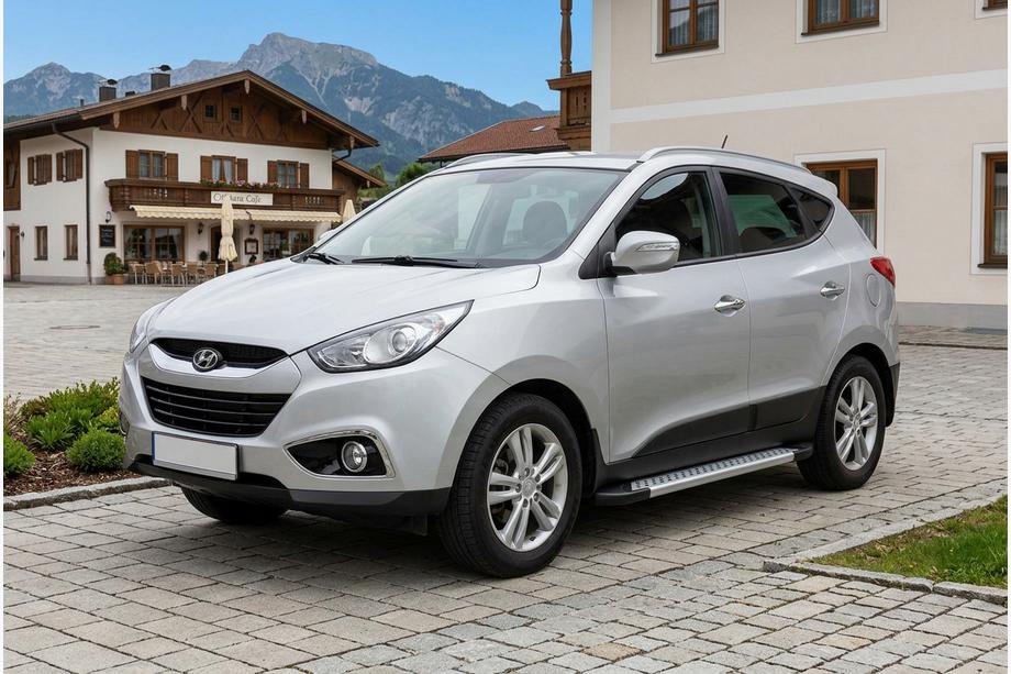 Hyundai IX-35 2010–2015 Sidetrin New Vision Grey (2 stk., aluminium) Image