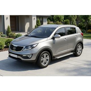 Sidetrin New Vision Grey (2 stk., aluminium) Kia Sportage 2010–2015 foto 1
