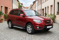 Hyundai Santa Fe 2 2006–2012 Sidetrin New Vision Grey (2 stk., aluminium) foto 1